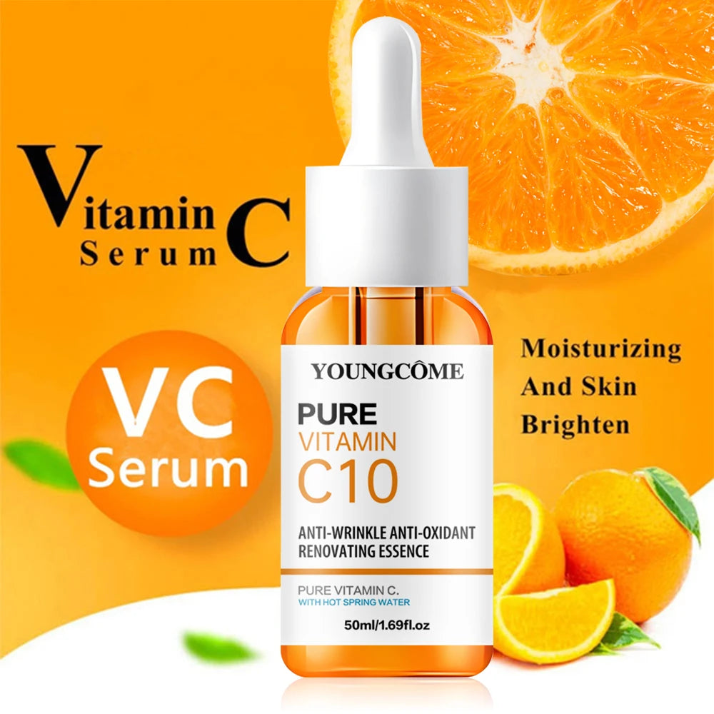 Vitamin C Hyaluronic Acid Dark Spot Brightening Serum for Fine Lines & Moisturizing