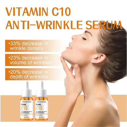 Vitamin C Hyaluronic Acid Dark Spot Brightening Serum for Fine Lines & Moisturizing