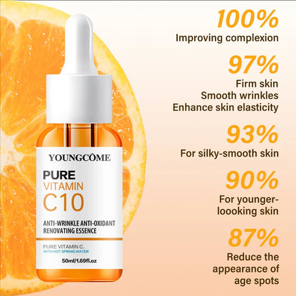 Vitamin C Hyaluronic Acid Dark Spot Brightening Serum for Fine Lines & Moisturizing